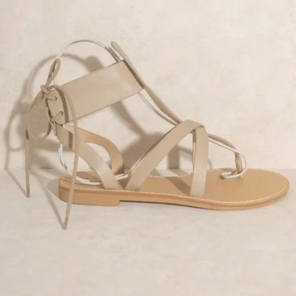 OASIS SOCIETY Blaze Lace-Up Sandal Size 8 Great Condition - Picture 3 of 16